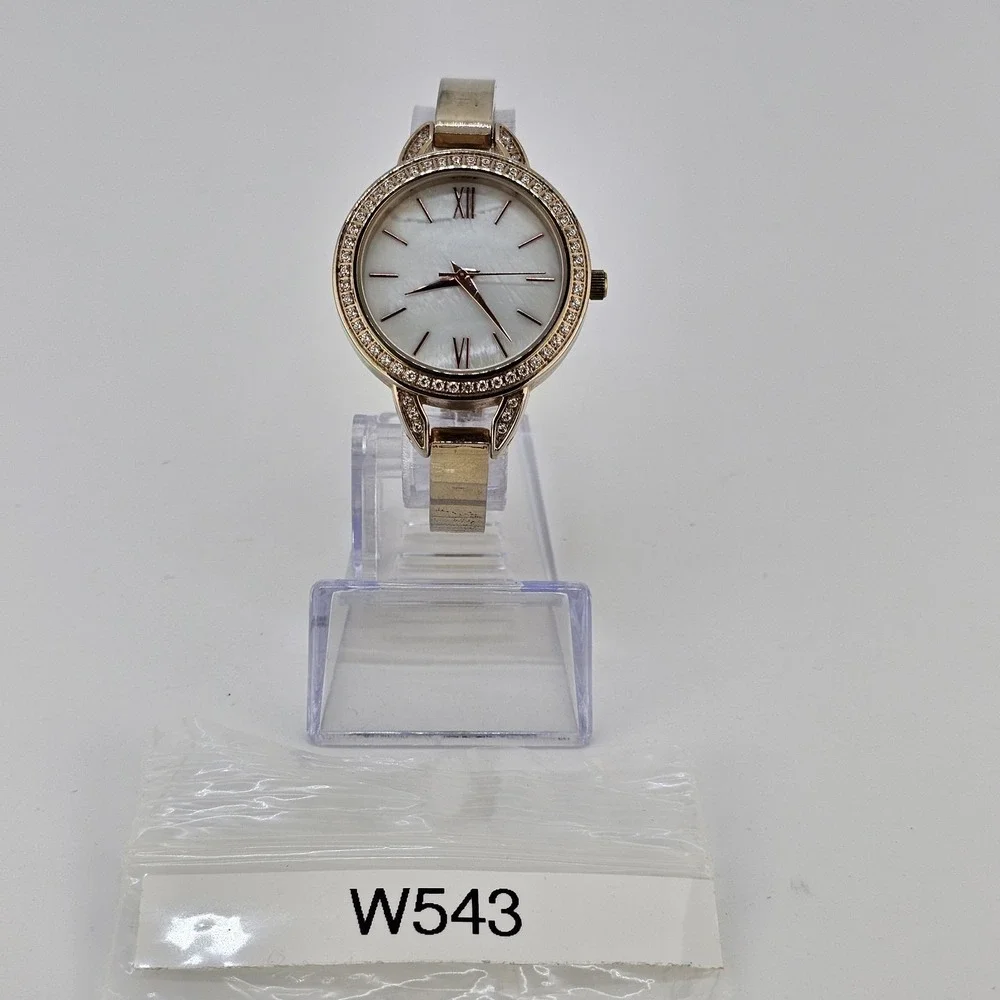 DMQ 34MM Women's Watch MOP Dial Gold Bracelet Band‎ 6